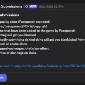 More information about "Skin Submissions Discord Bot"
