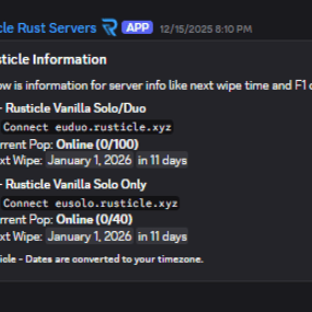 More information about "Rust Server Information & Reaction Roles"