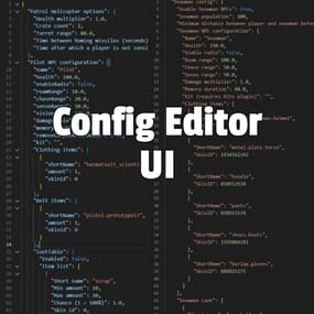More information about "Config Editor UI"