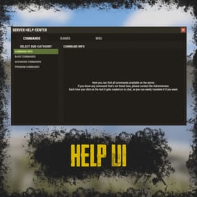 More information about "Help UI"