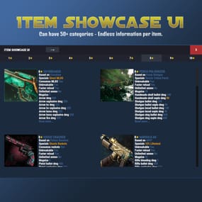 More information about "Item Showcase UI"