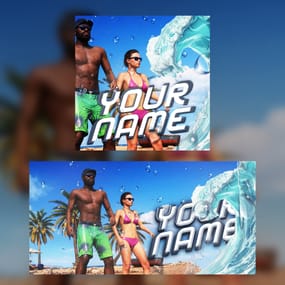 More information about "[PSD] Summer Vibes / Banner & Logo"