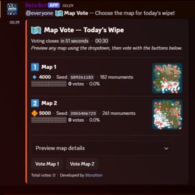 More information about "Rust Map Vote Discord Bot"