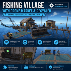 More information about "Fishing Village Addon – Drone Market & Recycler"