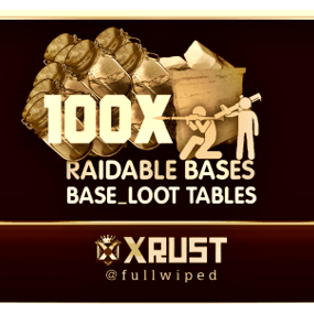 More information about "Raidable Bases Loot Tables Pack (100X and Higher Servers)"