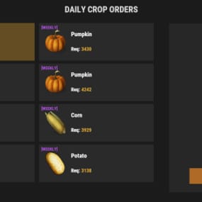 More information about "Daily Crop Orders"