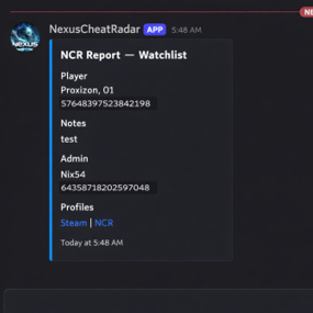 More information about "NexusCheatRadar"