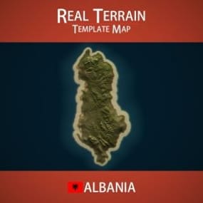 More information about "Albania Template Map"