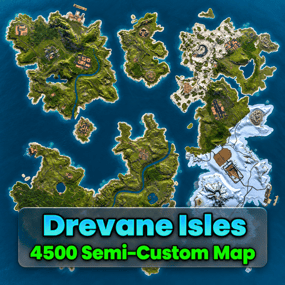 More information about "Drevane Isles | Semi-Custom 4500 Size Map"