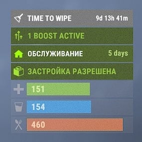 More information about "Wipe Timer Status"
