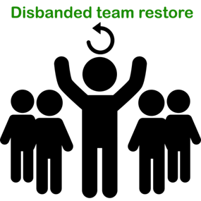 More information about "Disbanded team restore"