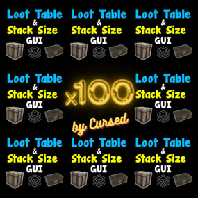 More information about "Loot Table & Stacksize GUI 100x config"