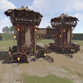 More information about "Medieval / Viking Twin Towers"