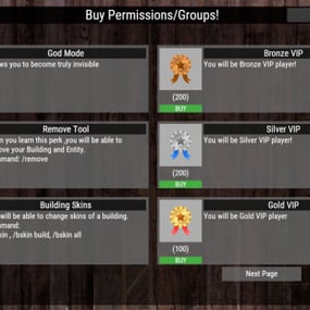 More information about "Permission/Group Shop"