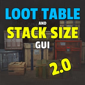 More information about "Loot Table & Stacksize GUI"