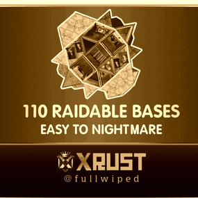 More information about "Raidable Bases Pack (110 Bases)"