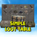 More information about "Simple Loot Table"