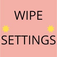 Wipe Settings