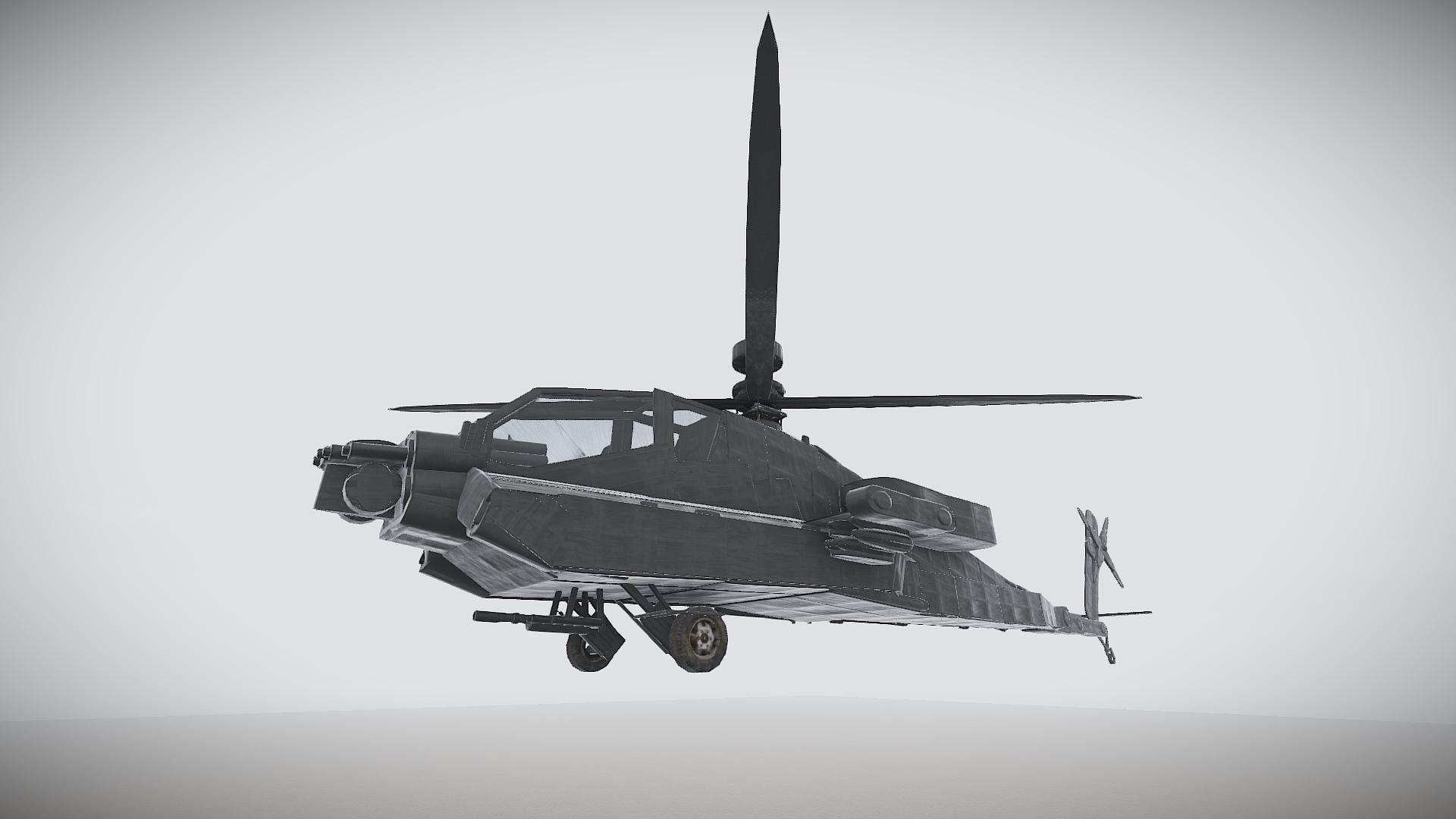 Apache Ah-64 Helicopter