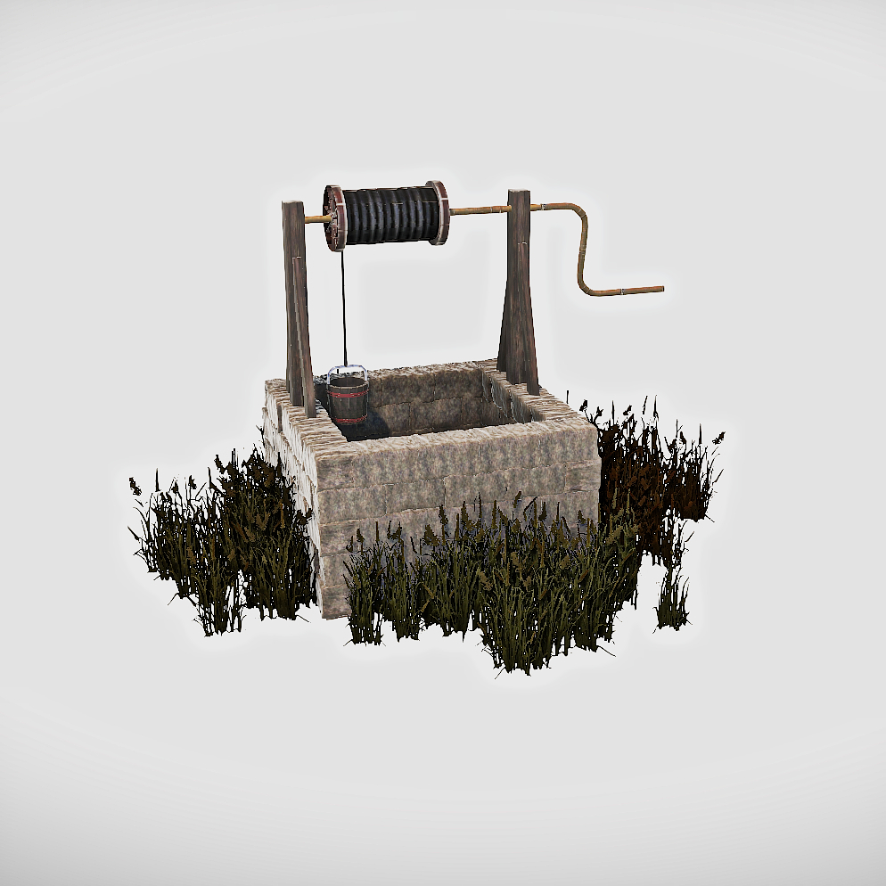 Medieval set - garden HDRP