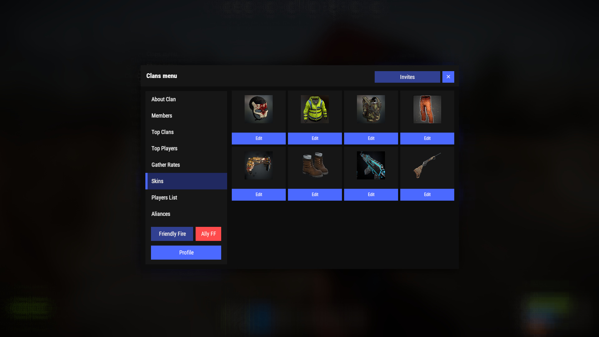 Clan Skin Rust Plugin - Lone Design