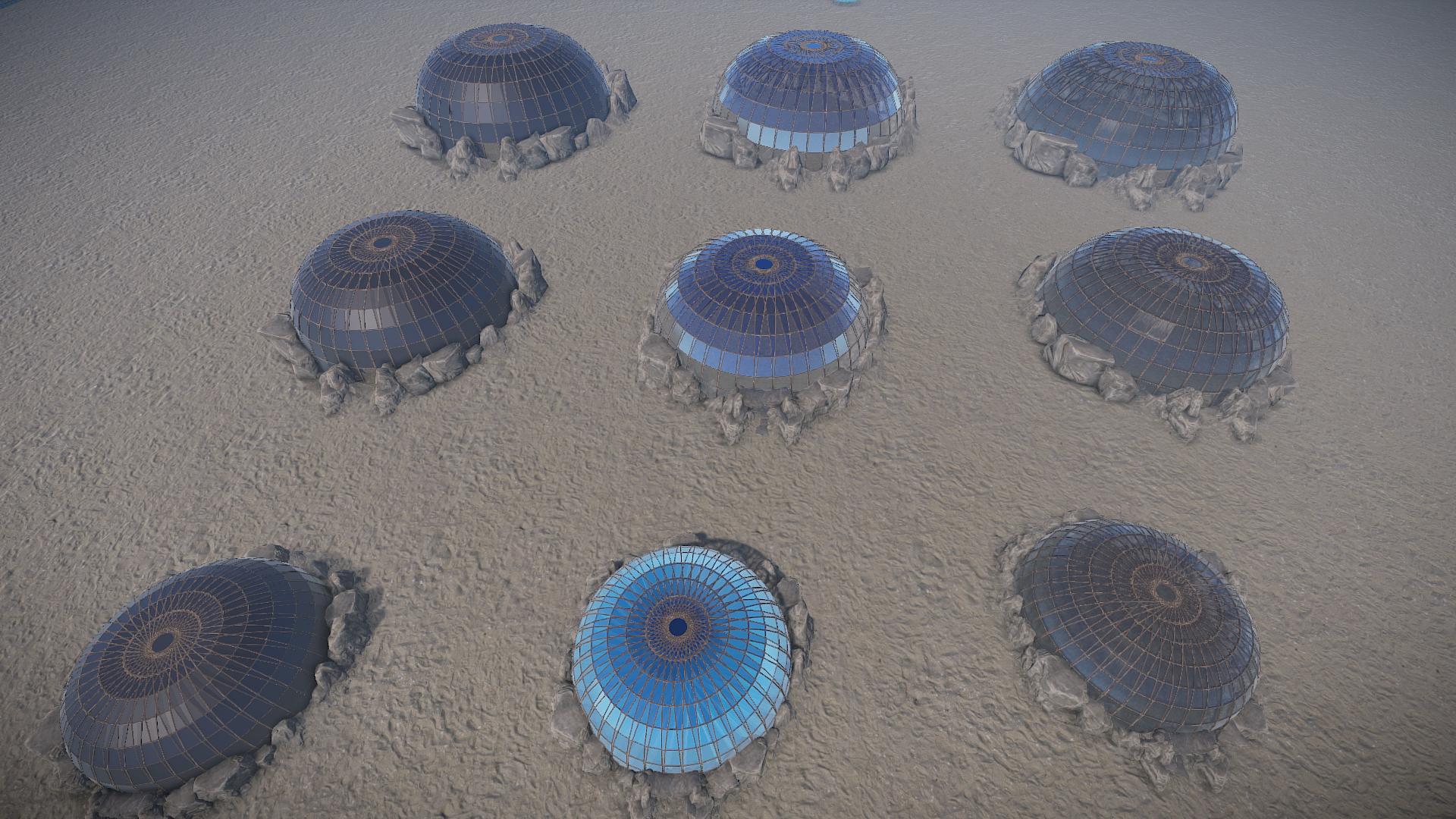 Underwater Buildable Dome Combo Pack *HDRP*