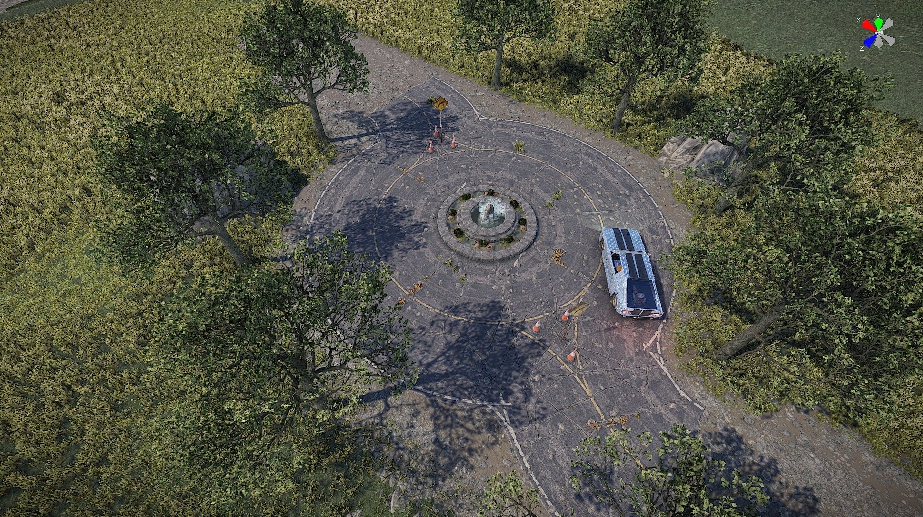 Doc's Roundabout/Fountain Hdrp Ready