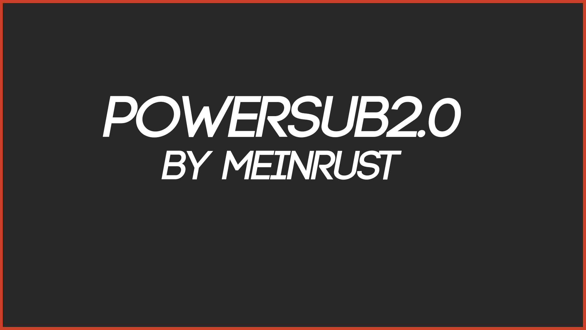 PowerSup2.0 [HDRP]