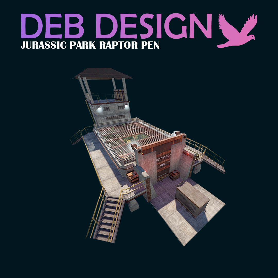 Jurassic Park Raptor Pen (HDRP)