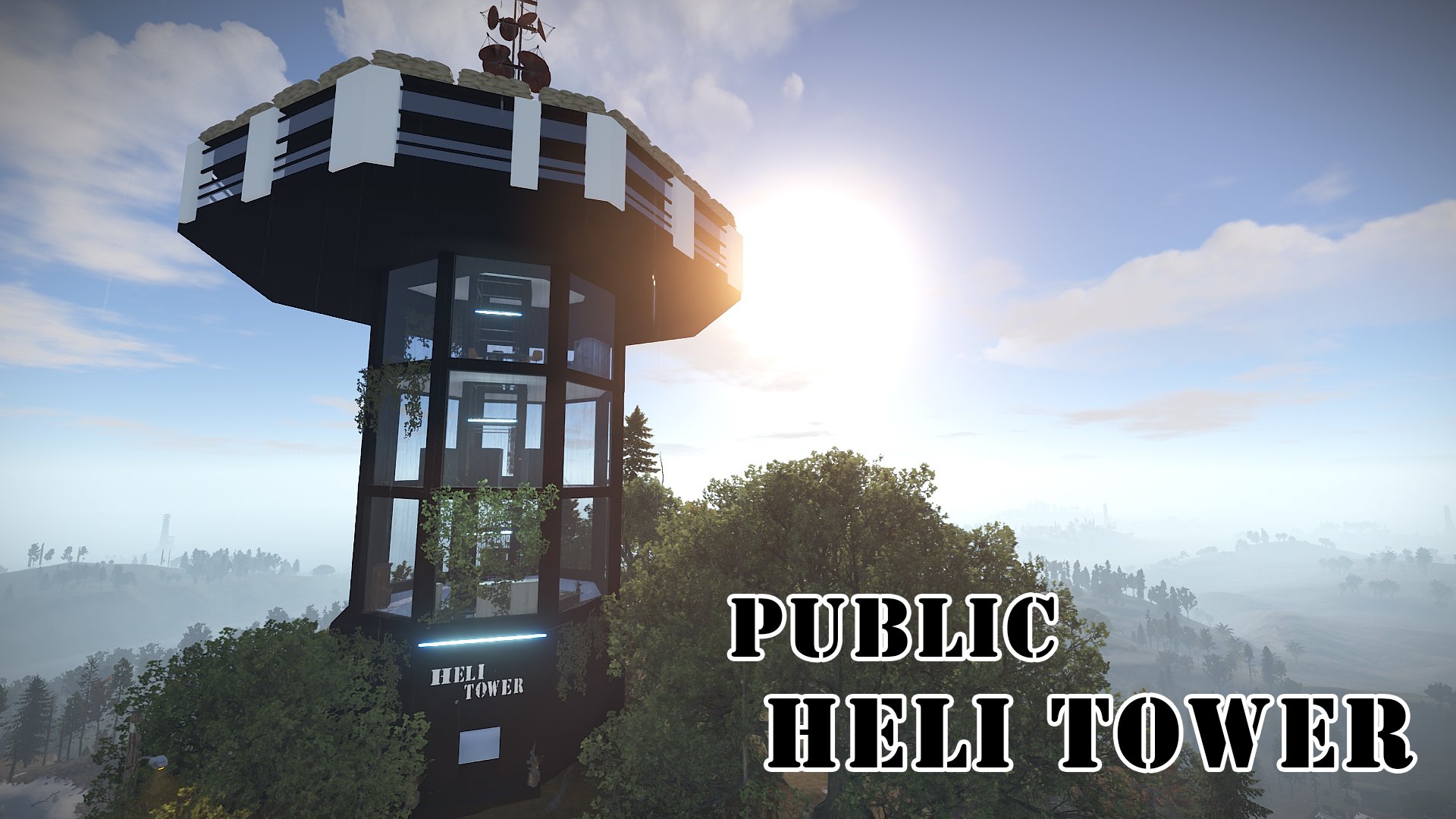 Modern Public Heli Tower