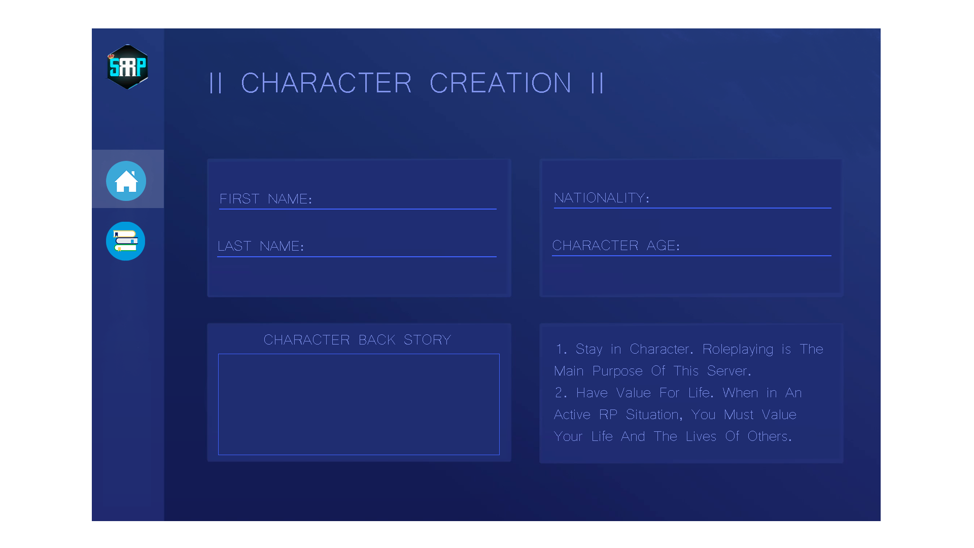 Character Creation