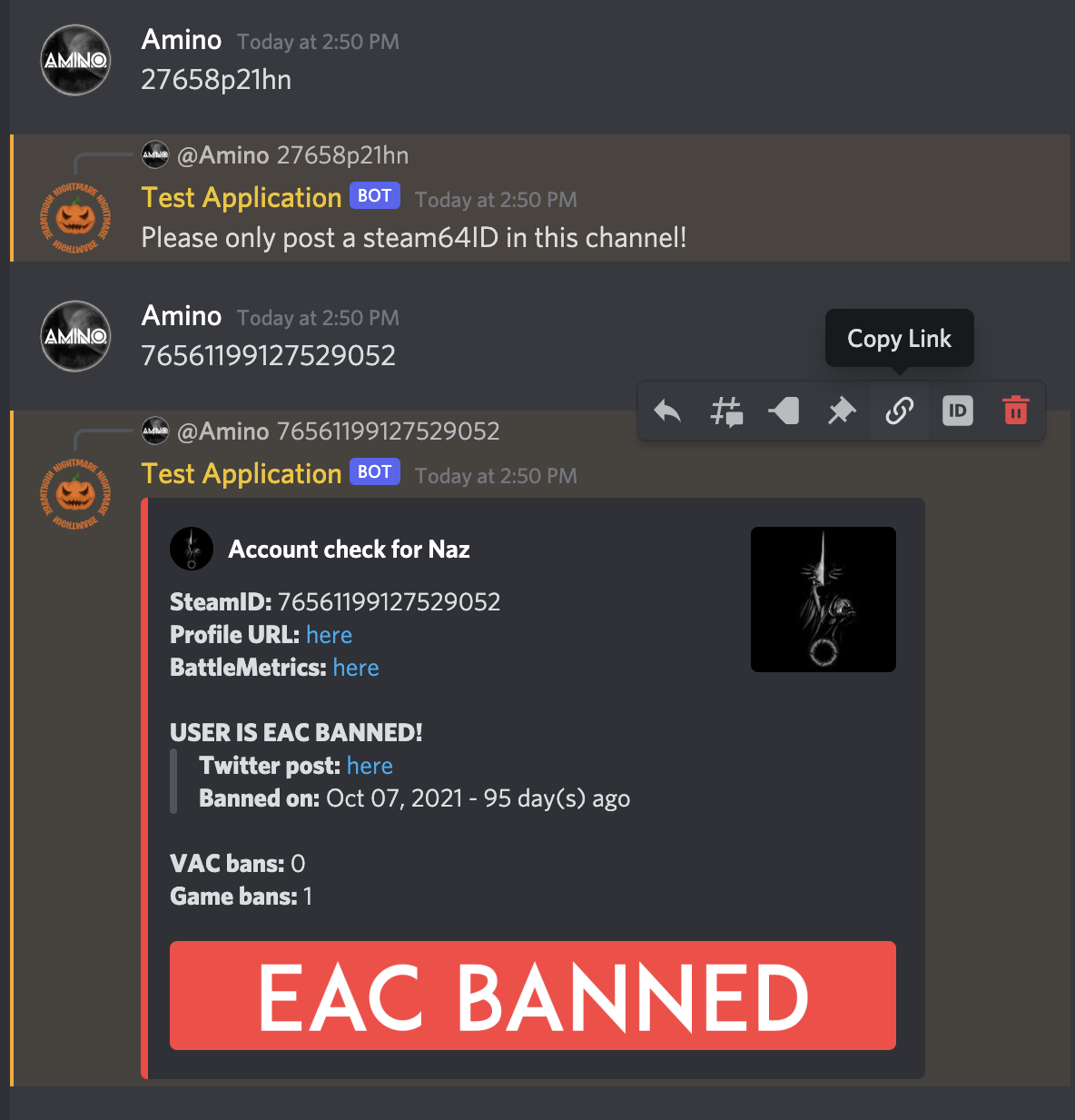 Rust - Battlemetrics Bans to Discord - Discord Bots - Codefling