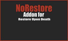 NoRestore