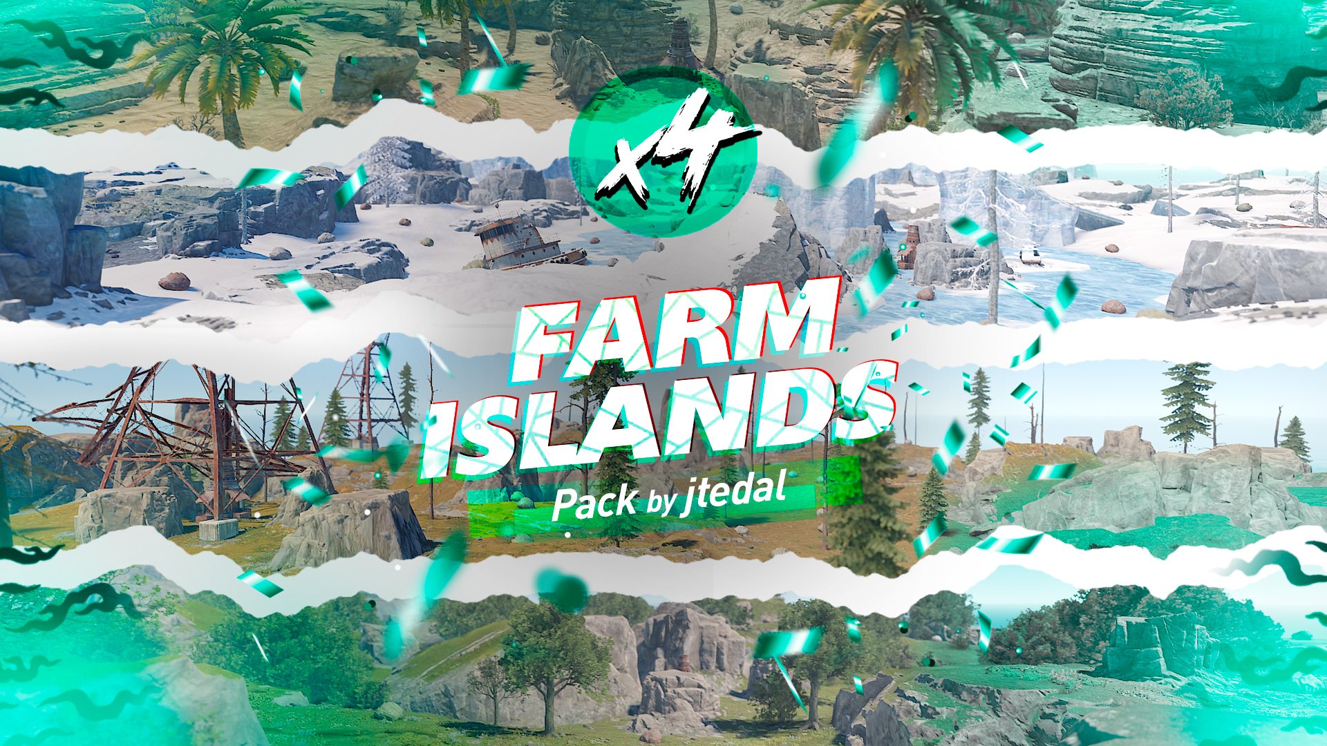 Farm Islands (4-Pack)