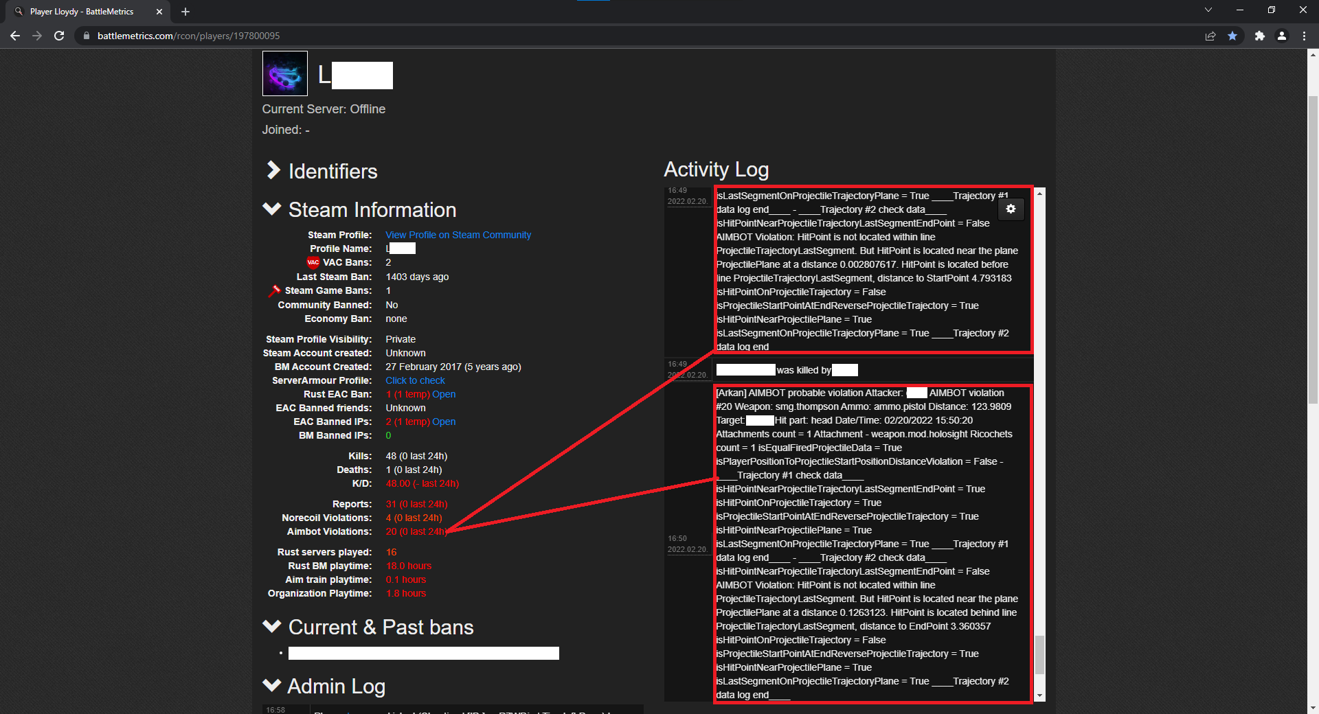 GitHub - JosticeMan/BattlemetricsBot: Discord Bot that retrieves and  displays information from the popular game-server analytic site,  Battlemetrics.