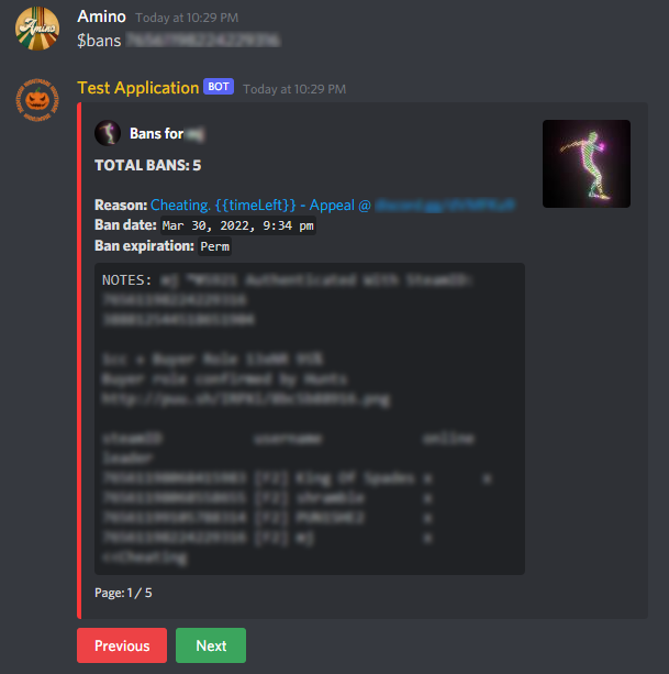 Battlemetrics Ban Tracker - Discord Bots - Codefling