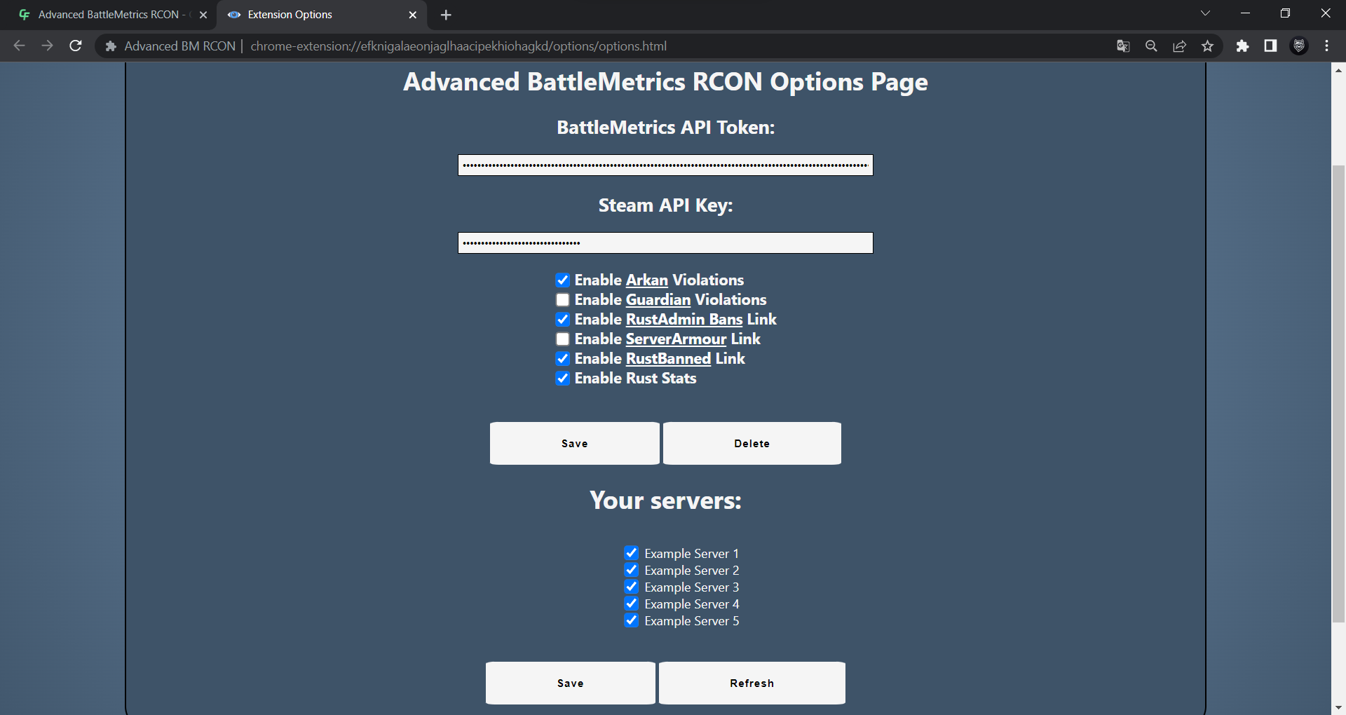 Advanced BattleMetrics RCON For Rust - Lone Design
