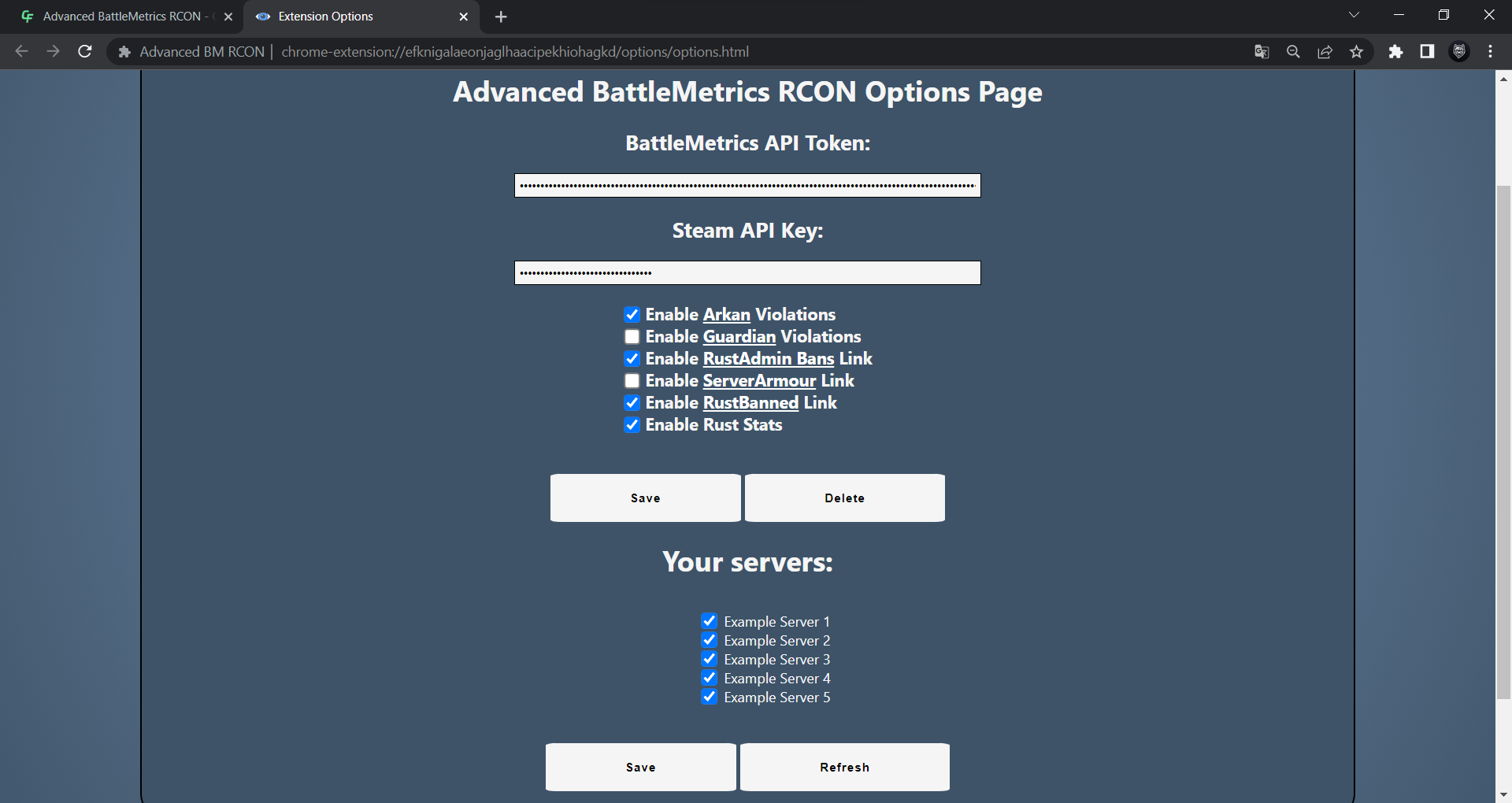 GitHub - JosticeMan/BattlemetricsBot: Discord Bot that retrieves and  displays information from the popular game-server analytic site,  Battlemetrics.