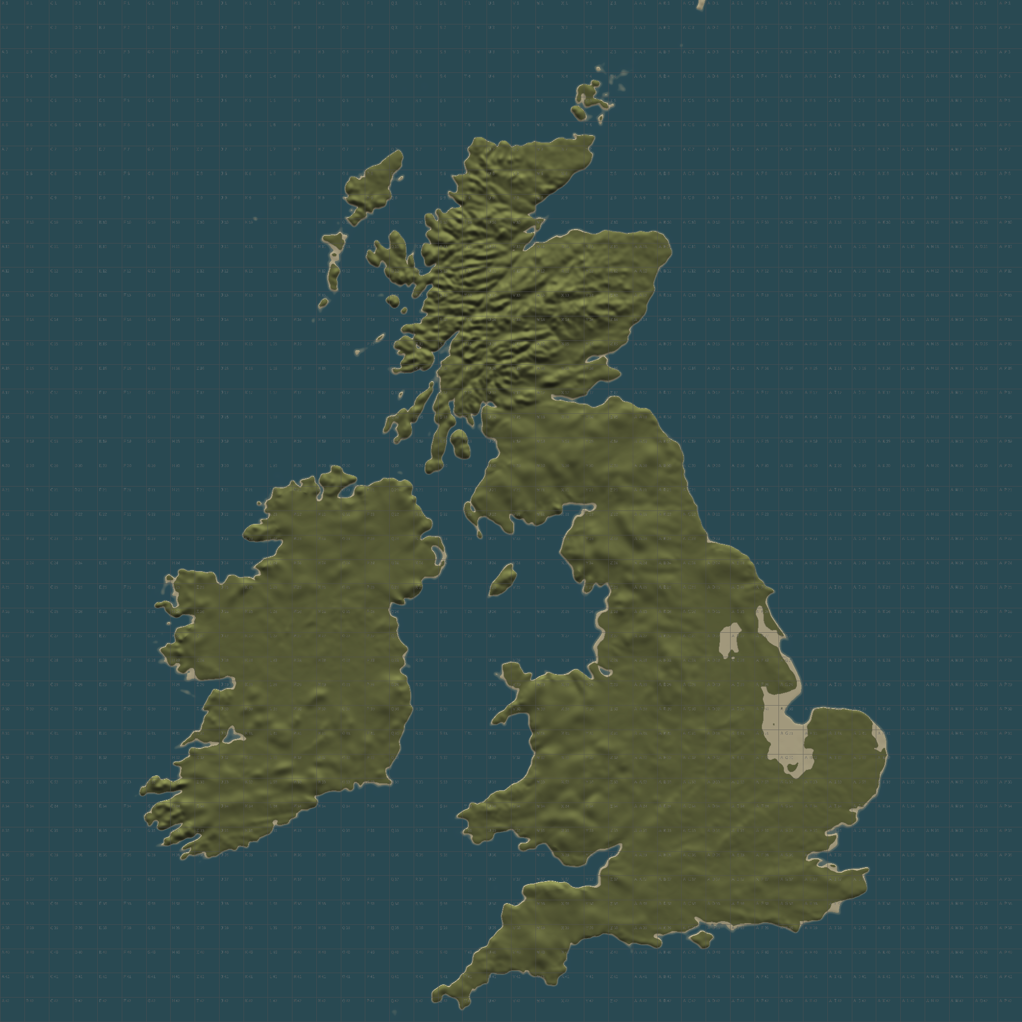 UK Map Pack Collection (Sizes 1 - 6K)