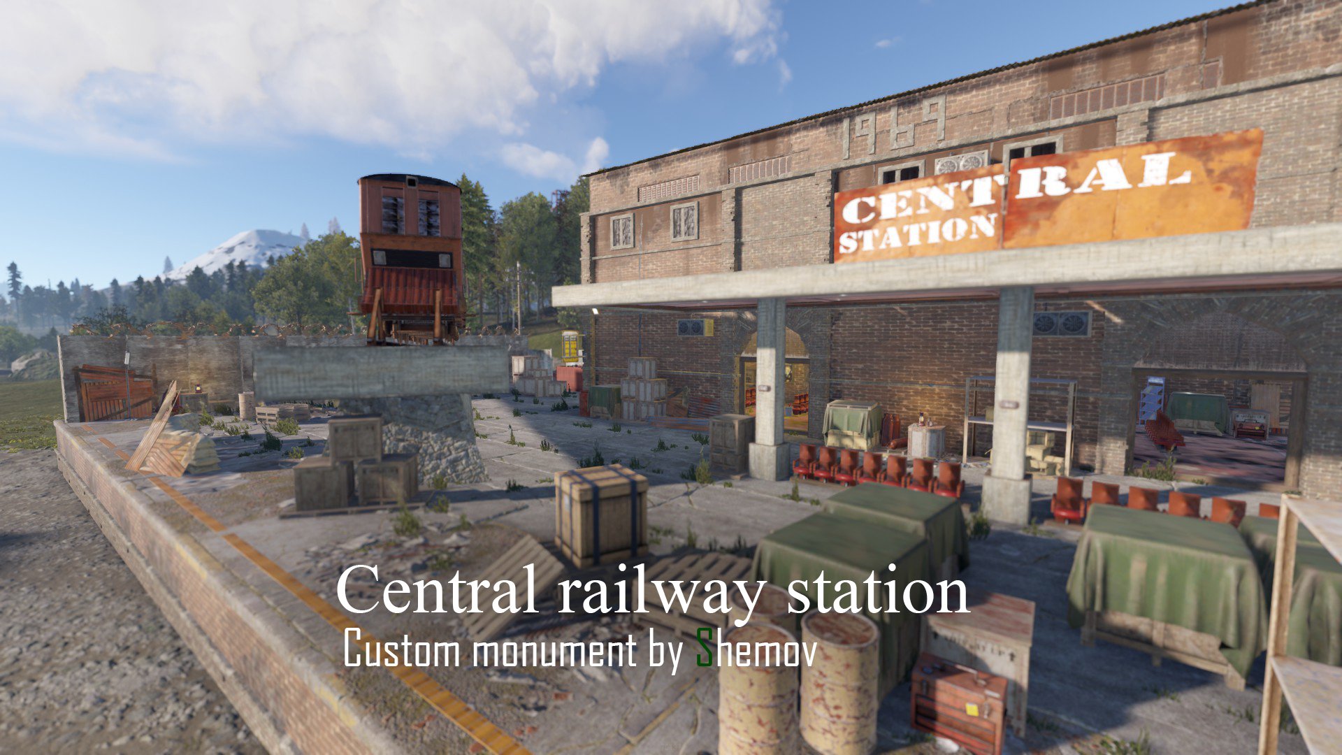 The Central railway station | Custom monument by Shemov