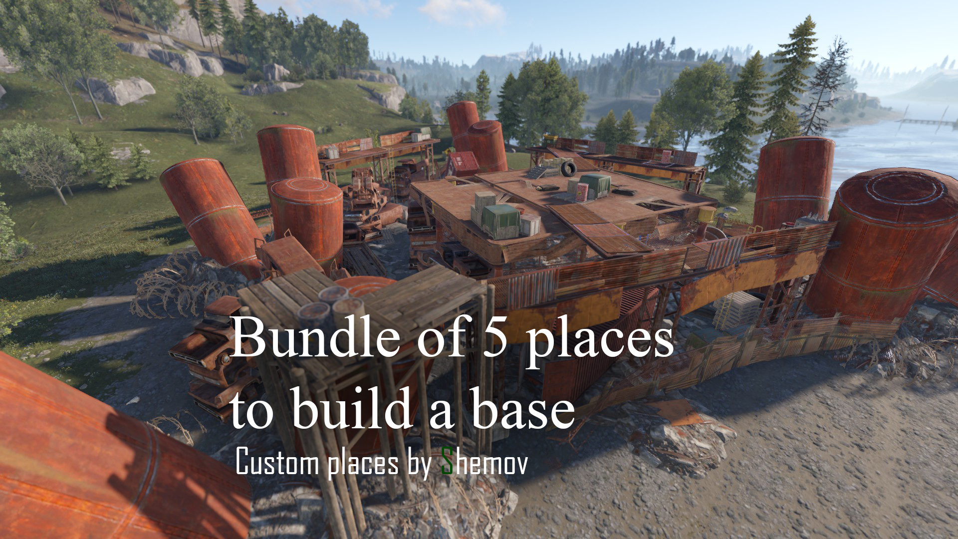 Bundle Of 5 Places To Build A Base | Custom Places By Shemov