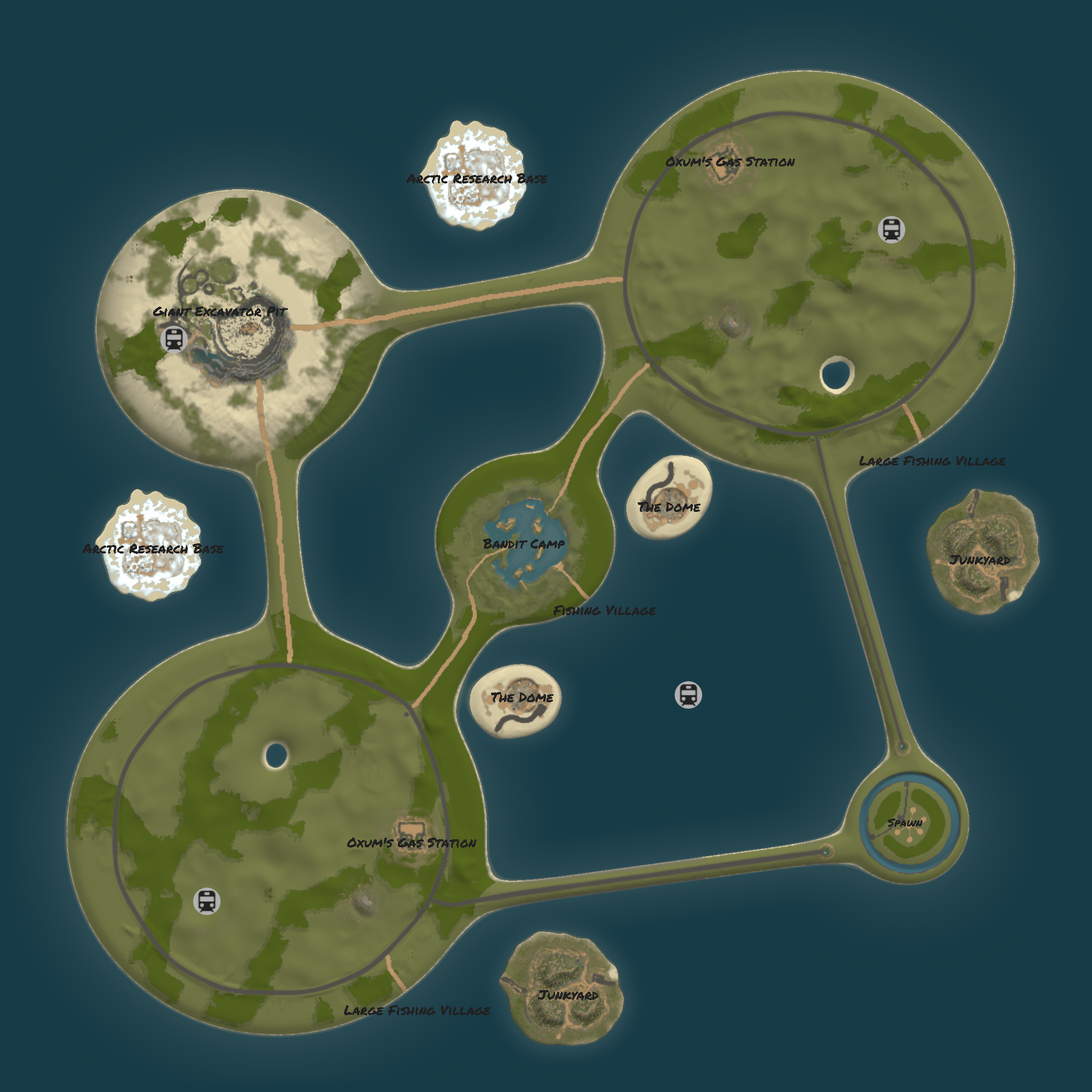 North vs South Custom Map