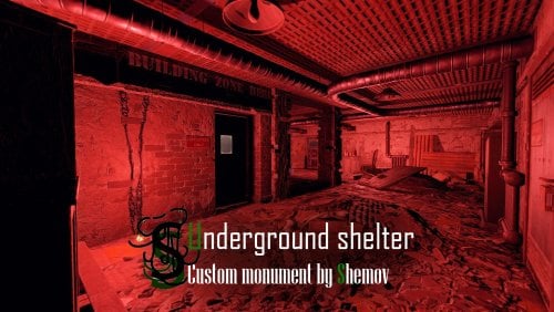More information about "Underground Shelter [Place To Build A Base/Get Loot]"