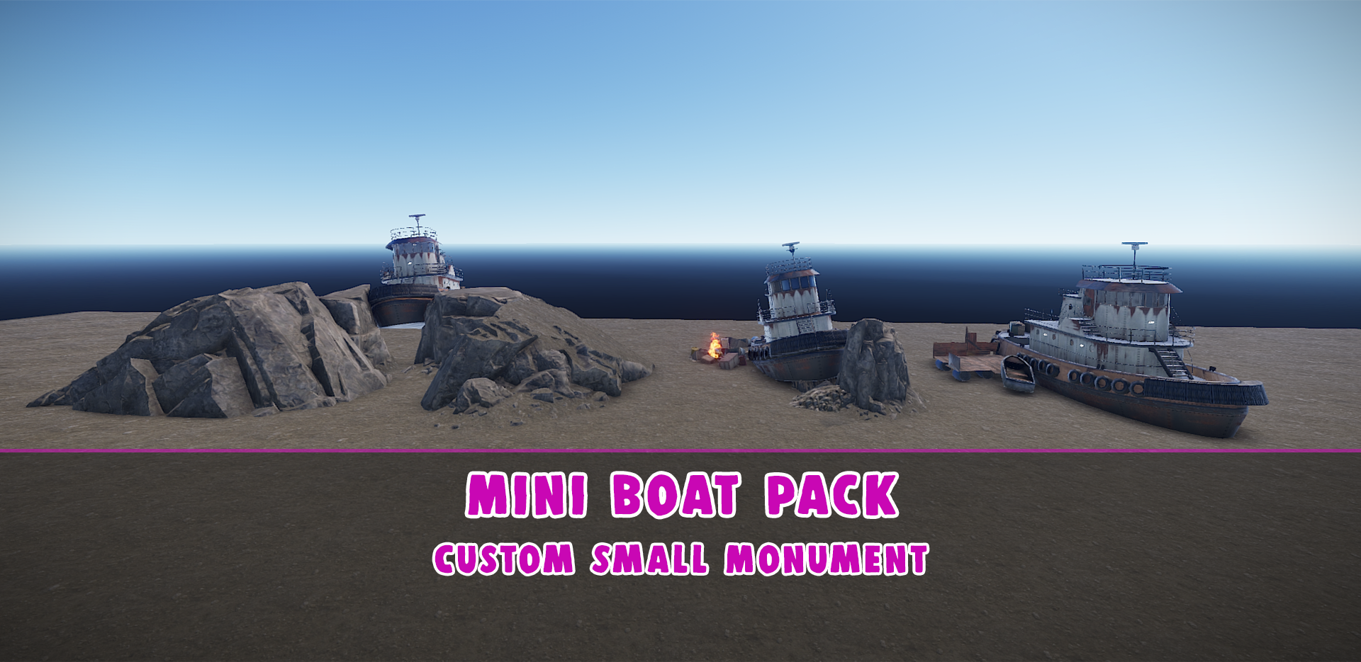 Small Boat Pack | Custom Monument By PurpleAssault