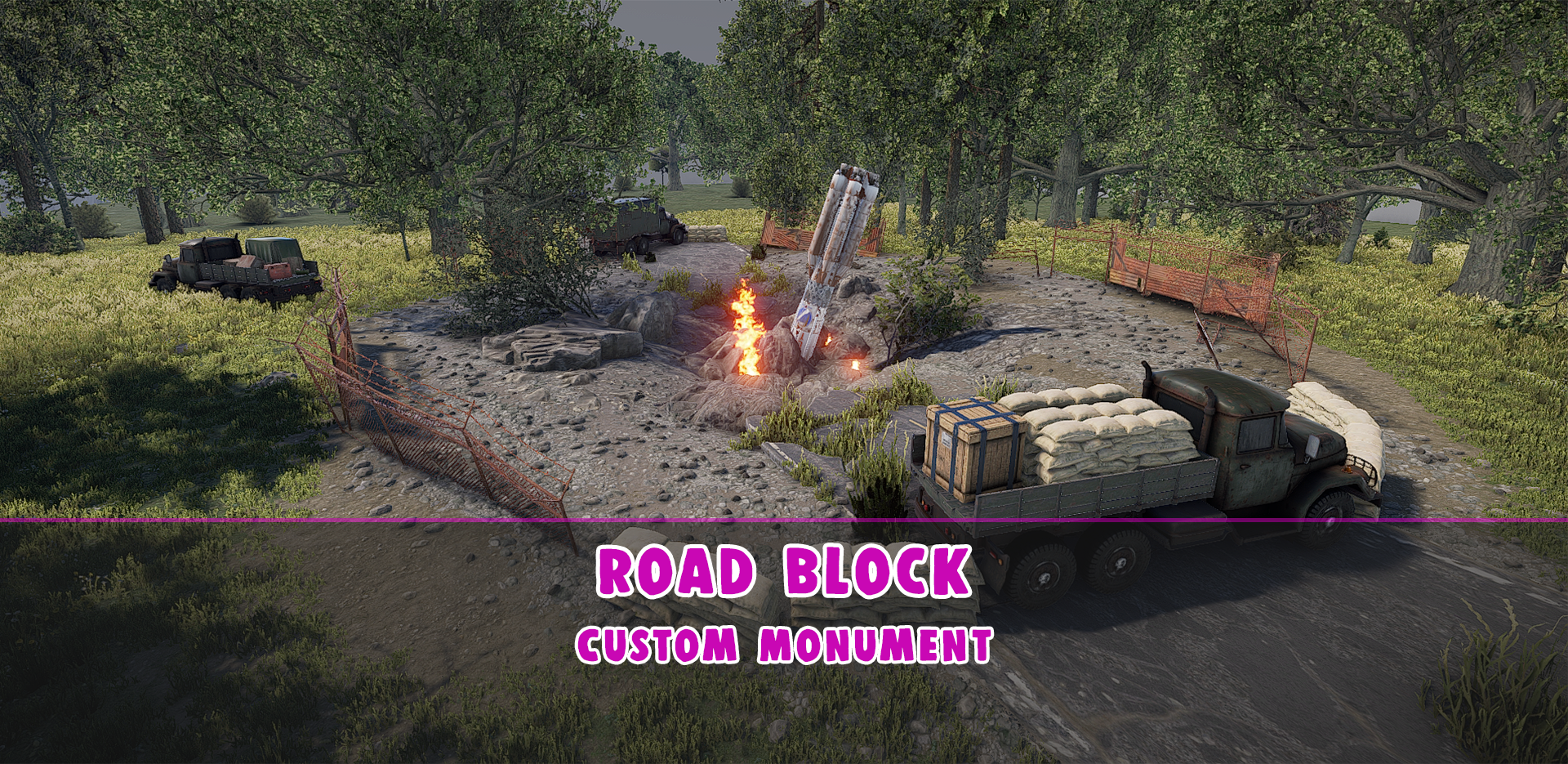 Rocket Road Block | Custom Monument By PurpleAssault