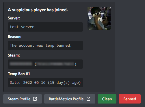 Rust - Battlemetrics Bans to Discord - Discord Bots - Codefling