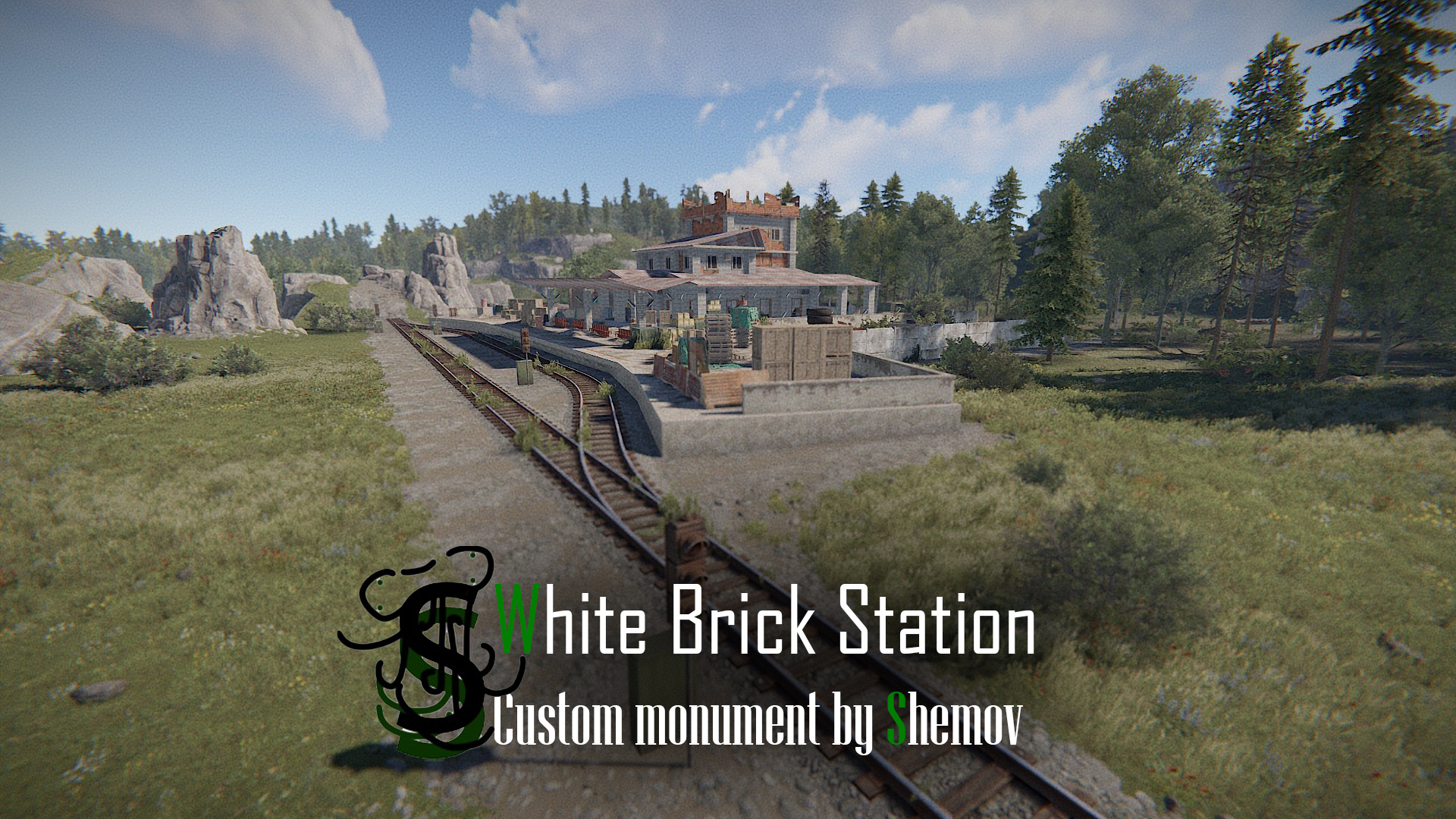 White Brick Railway Station | Custom Monument By Shemov