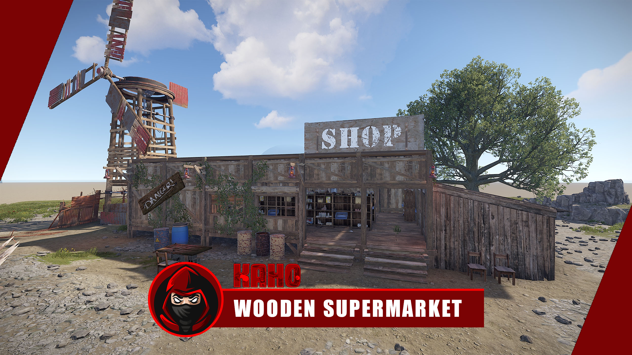 Wooden Supermarket