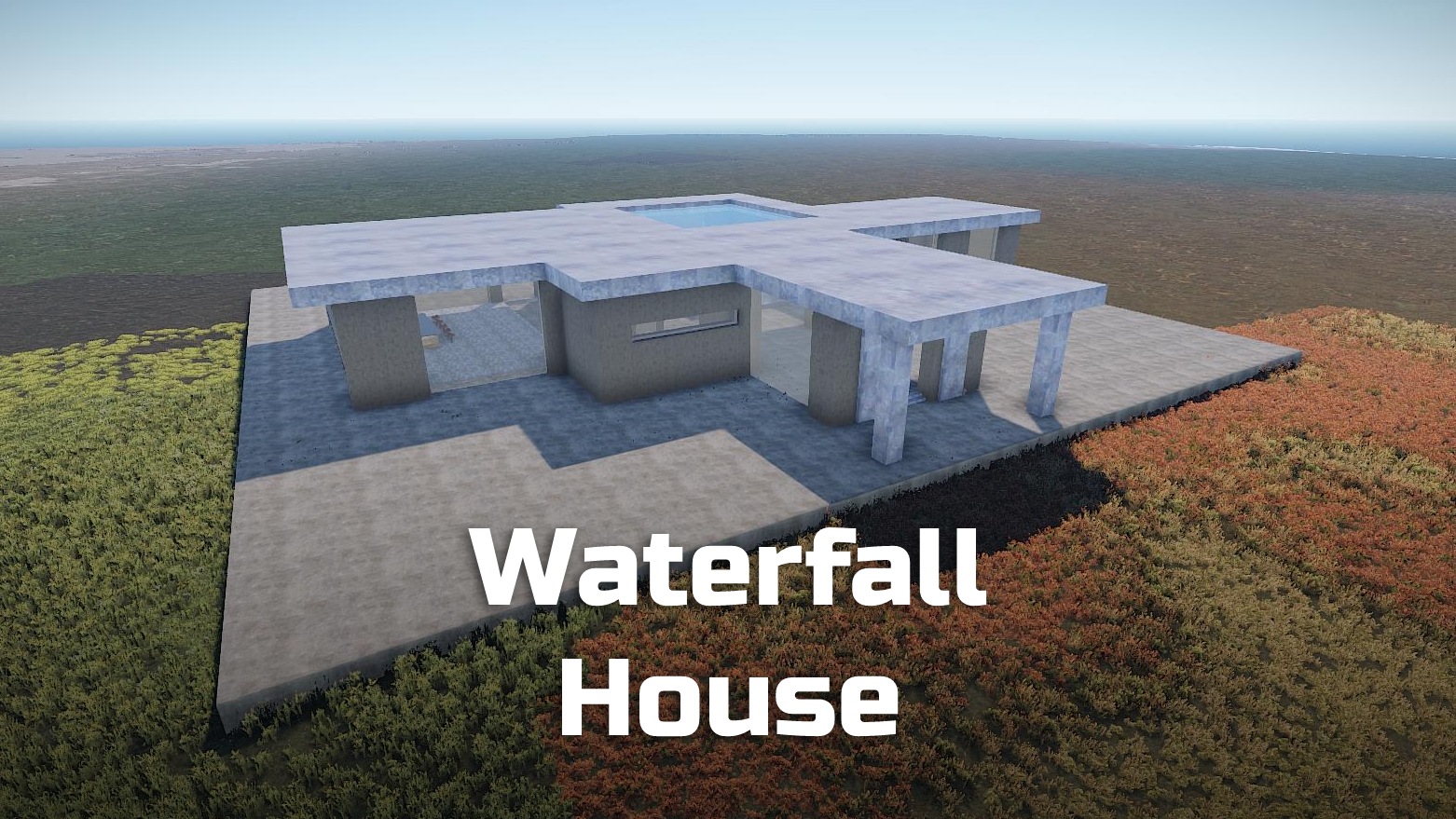 Waterfall House - 2 Versions | Place For Building