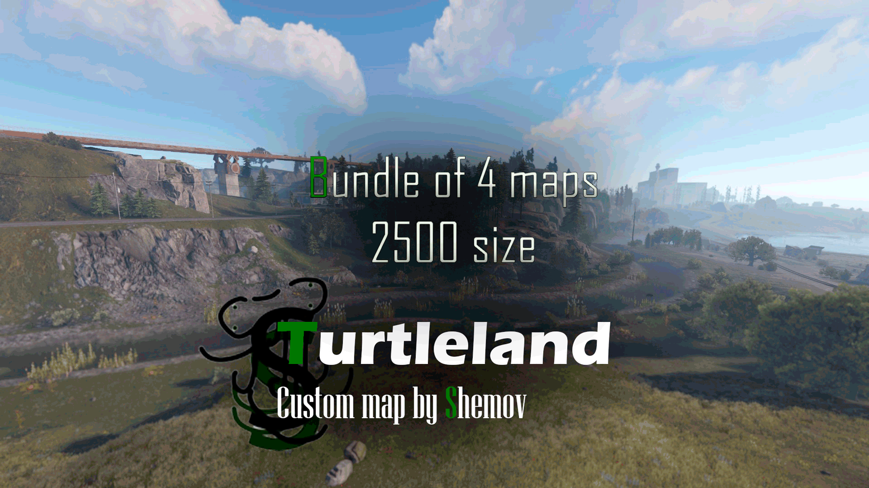 More information about "Bundle of 4 maps | 2500 size"